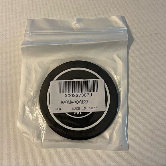 BMW cup Coasters in black with logo. Set of 2 NWT - Picture 9 of 9